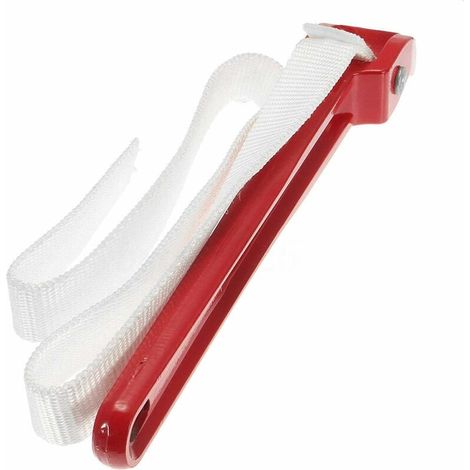 Clé à Sangle, Filtre à Huile Clé Outil de démontage Poignée, Sangle de Filtre à Huile Universelle, Outil de Retrait de clé à Huile, pour mécaniciens et plombiers (1/5)