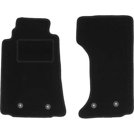 Tapis en velours noir pour : Mazda MX-5 III cabriolet (2005-2015) (1/5)