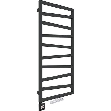Schwarzer kombinierter Heizkörper - Höhe 1310mm Breite 500mm - 490 Watt - ZIG1310/500Z1N