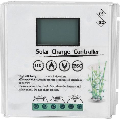 Automatischer MPPT-Solarladeregler 24V/48V mit LCD-Display, 40A (1/5)