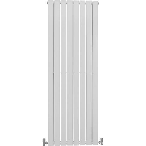 Radiateur Plat Mural 160 x 56 cm Blanc Brillant Pour Salle de Bain, Cuisine, Maison Moderne Design Scandinave [Kit de Fixations, Brosse de Nettoyage inclus & 15 ans de GARANTIE]…