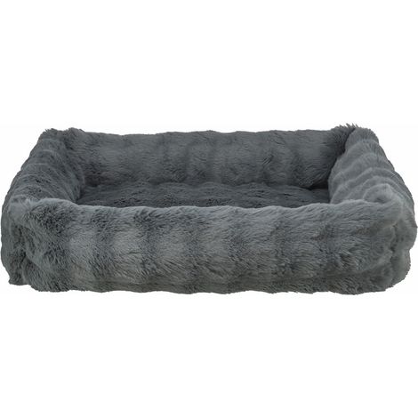 Pets-Collection Elli Hundebett Grau Dunkel für Hunde und Katzen 100x70 cm
