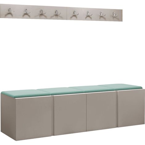 Conjunto para recibidor Pinis VII, Cachemira, 0x0x0cm, Tapiz, Aglomerado laminado, Colocada, Montada en la pared