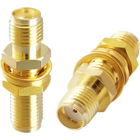 Connecteur SMA Femelle vers SMA Femelle Adaptateur Coaxial pour 4G Antenne WiFi Antenne GPS Appareils LAN sans Fil (1/5)