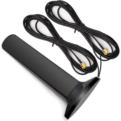 GSM 4G 5G Antenne, 600-6000 MHz, 12 dBi, hohe Verstärkung, omnidirektional, magnetischer Sockel für CPE (SMA-Stecker)
