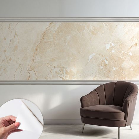 Carta da parati autoadesiva - fotomurale - decorazione parete - stile elegante - decorazione casa - Pietra naturale 250x104 cm (1/5)