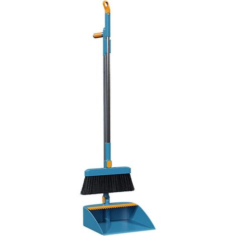 Balai rotatif à 180 degrés et jeu de collection, kit de nettoyage ergonomique et réglable pour la maison (1/4)