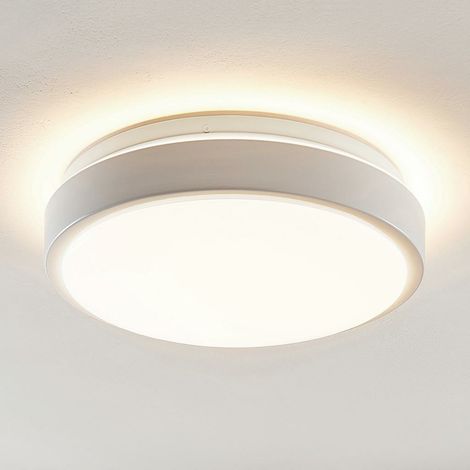 [NEUWERTIG] B-Ware Lindby Camille Led Sensor Deckenlampe ø33 Cm Weiß Deckenlampe Lampe Leuchte A+