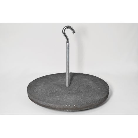 CA152B - Deflector de 30 cm + Gancho roscado - Deflector con asa para estufa, placa deflectora, deflector de hierro fundido para caldera de calefacción (1/5)