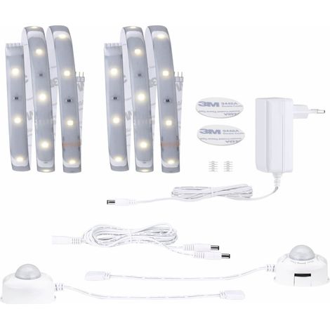 Paulmann Comfort Set Bett 2x1m 78894 LED-Streifen-Basisset mit Stecker 24 V 2 m Warmweiß 1 Set (1/3)