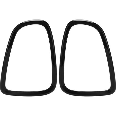 Piezas de cubierta de luz trasera, embellecedor de luz trasera, marco, anillos, bisel, pegatinas, protector para Cooper R56 R57 R58 R59 2007-2014 negro brillante - Crezuo