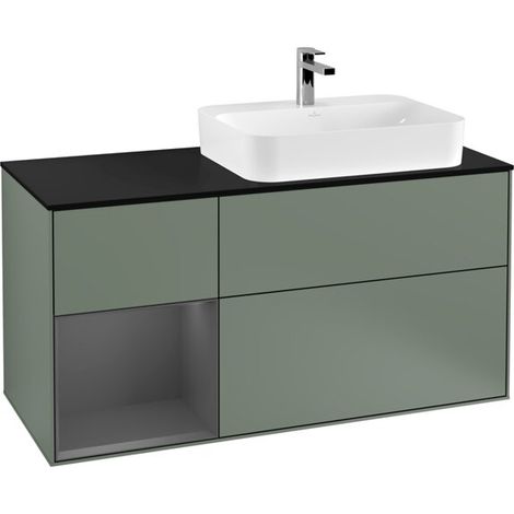 Villeroy & Boch F392GKGM Armoire sous lavabo Finion F39 (1/2)