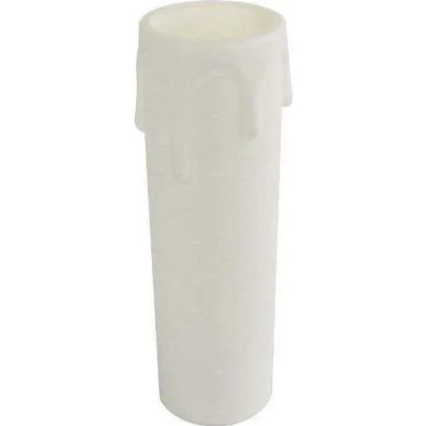 LED Kerze weiß E14, Höhe 8.5cm