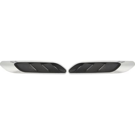 coppia di profili di ventilazione laterali per parafanghi, sinistro e destro, di ricambio aerodinamico per Mercedes-Benz Classe C W206 AMG-Line C63 (dal 2022), colore argento. (1/5)