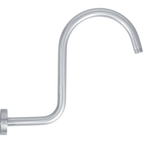Lot Nié Noir S coude surélevé en acier inoxydable brossé pour douche, bras rallonge NPT col de cygne brossé 233 (1/5)