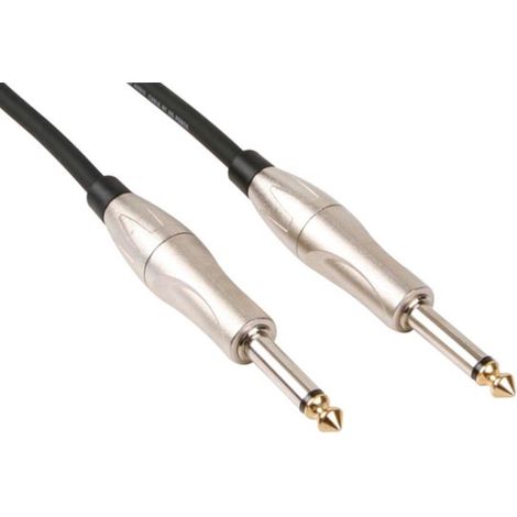 HQ-Power Câble patch, 2 x jack 6.35 mm mâle, mono, 2 m, parfait pour la transmission du son (1/3)