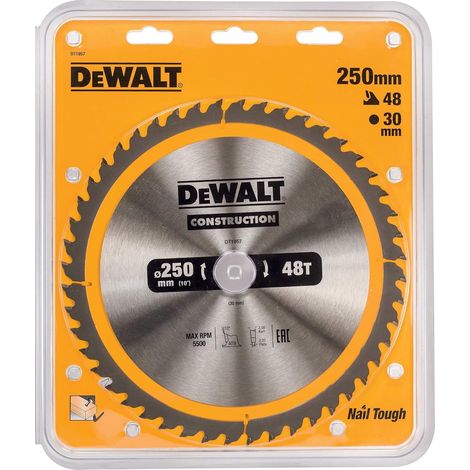 DeWalt Kreissaegeblatt Stat. 250/30mm 48WZ - DT1957-QZ (1/5)