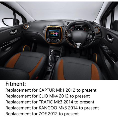 Interruptor de control de ventanas 254118722R Negro Compatible con Renault Captur Mk1 2012+ Clio Mk4 2012+ (1/5)