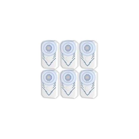 Ultrason pour Souris et Rats 6 Pièces, Anti Moustique Ultrason, Repulsif Ultrason, Appareil Ultrason pour Nuisible, Antiparasitaire Répulsif pour Moustiques 8.5x5.5x4.5cm (1/5)