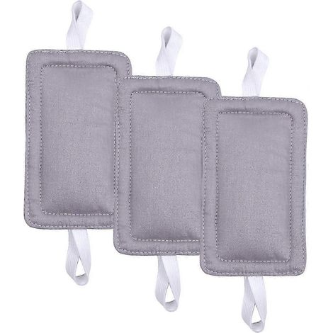 Amortisseur de porte, bloque-porte, coussin de fermeture de porte, amortisseur de porte pour chambre d'enfant, cache-loquet de porte, lot de 3 (gris) - zsc (1/3)