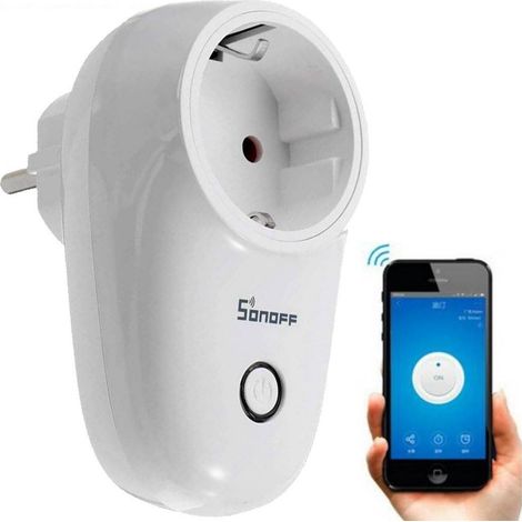 TrAdE Shop Traesio - Presa Intelligente Wi-fi Google Home Smart Home Domotica Casa Sonoff S26 - (1/5)