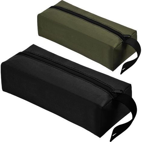 2 Pièces Petites Trousse à Outils, Pochettes Étanches pour Outils, Robuste Petite Trousse à Outils, Sacoches Vides pour Charpentier, Outil et Outillage Moto (1/5)