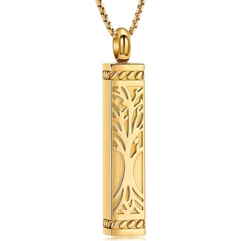 Halskette mit Lebensbaum-Asche – Schmuck für die Asche – Andenkenschmuck für Frauen und Männer (1/5)