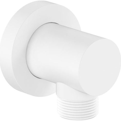 ROCA A5B1450B00 AQUA Toma de Agua de 1/2" para Flexible de Ducha Blanco Mate - ref: A5B1450B00 (1/2)