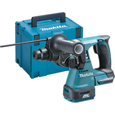Makita DHR242Z 18v LXT Li-Ion 3 Mode 3KG SDS Rotary Hammer Drill + MakPac Case (1/4)