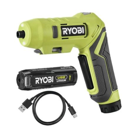 RYOBI Tournevis 4V USB Lithium - 1,3Ah - Câble USB - RSDP4-120G
