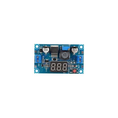 Módulo convertidor CC-CC ajustable con regulador de voltaje reductor de 4-40 V.