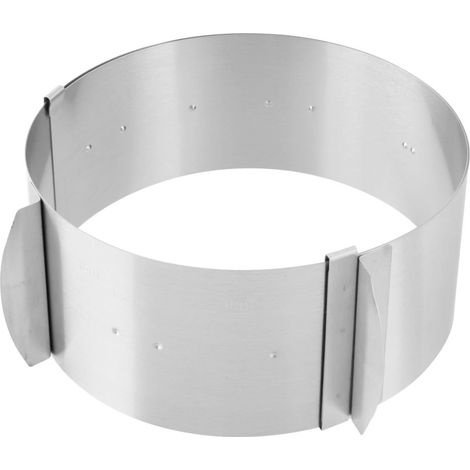 Fackelmann Tortenring 16-30cm INOX Ø 16 - 30 cm Küchenutensilien