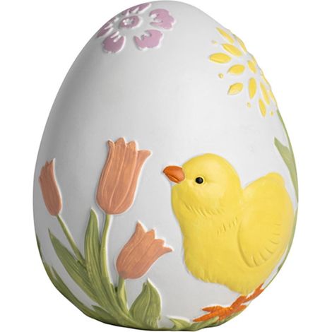 Oeuf De Pâques - Décoration De Table En Résine Pour Salon - Ornement De Printemps Et Pâques - Décor Festif Intérieur - 1 Pièce