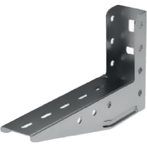Mensola stampata 15/10 con base 100mm e altezza 125mm INOX Sati 62410001