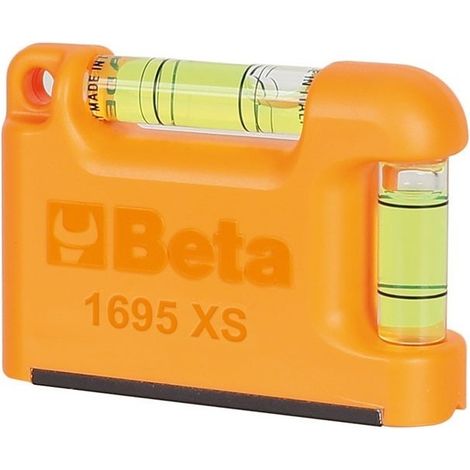 Mini-Taschenwasserwaage, 2 Libellen, Magnetfuß - BE 1695XS (1/2)