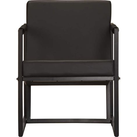 Maison Exclusive - Sessel Schwarz Echtleder (1/5)