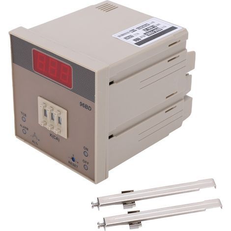 BERM Thermostat, Digitalanzeige, Kunststoffgehäuse, Temperaturregler, Steuerung, Schalter, 220 V (1/5)
