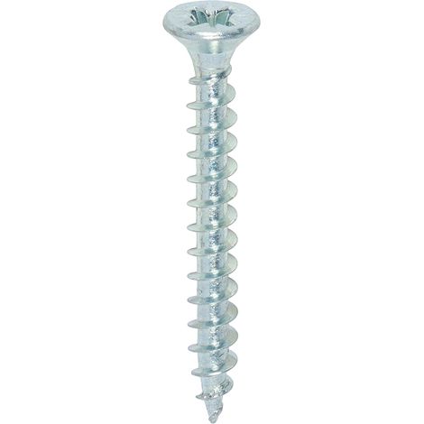 TIMCO Solo Countersunk Silver Woodscrews - 4.0 x 35