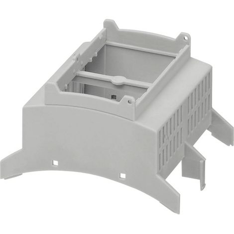 Elément supérieur de boîtier pour rail Phoenix Contact BC 71,6 OT U11 KMGY 2896050 Polycarbonate gri