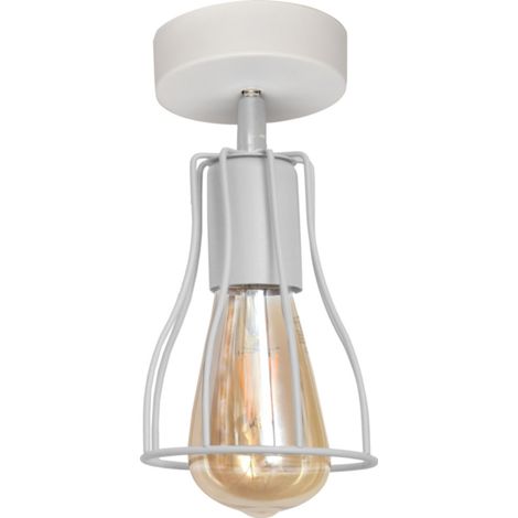 Helam TUBE Semi Encastré Blanc 10cm