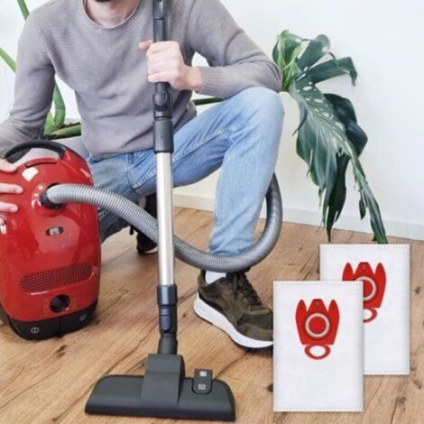 Andyou – Sacchetti per aspirapolvere Miele HyClean 3D Efficiency FJM – Confezione da 4 sacchetti – Filtrazione al 99,9% – Compatibili con gli aspirapolvere Miele S6/S4 (1/4)