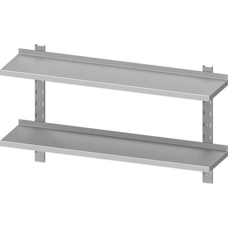 Etagère Murale Inox AISI 201 Double Profondeur 300 mm - Stalgast