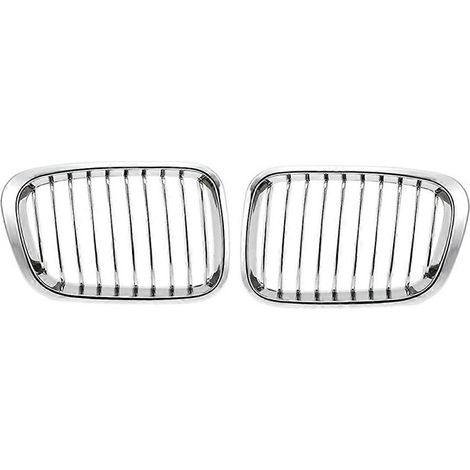1 par de rejillas para parachoques delantero 51138208489 51138208490 para Serie 3 E46 320I 323I 325I 328I 330I Sedán de 4 puertas 1998-2001 (1/5)