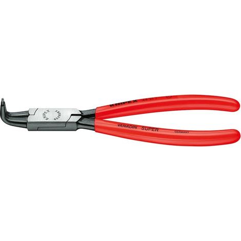 KNIPEX 44 21 J11 Sicherungsringzange f. Innenr. in Bohr. schw. atra. 130 mm (1/2)