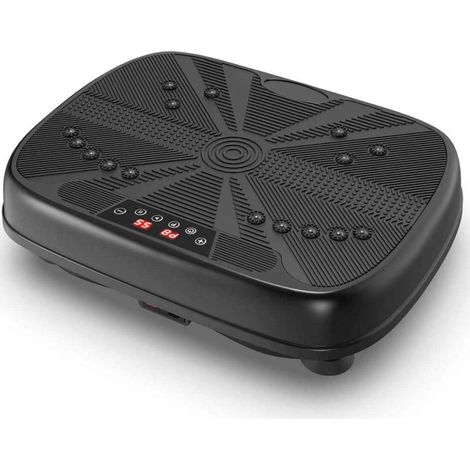 Plataforma vibratoria fitness con bandas de resistencia y control de velocidad HOMVRA (1/5)