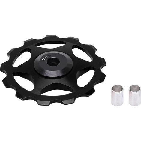 13T Aluminium-Schaltwerksröllchen mit abgedichtetem Lager für Mountainbikes und Rennräder – Schwarz (1/5)