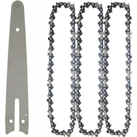 Guide de Chaîne Tronçonneuse 6 Pouces Lame Portable Mini Scie Électrique Élagage Jardin Bûcheronnage Accessoire (1/5)