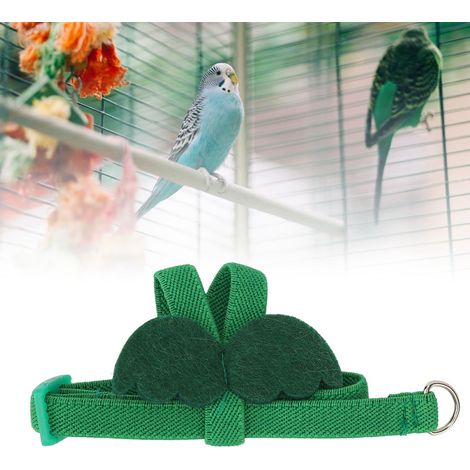 Laisse de Hanais D'oiseau de Peoquet D'animal Familie, Code élastique avec le Hanais Vet églable Aile Mignonne, Vêtements de Vol D'oiseau avec la Combinaison de Vol de Peoquet de(XS) (1/4)