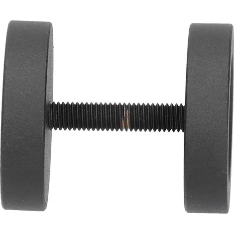 Poignée de porte grange ronde en acier au carbone portes 5 x cm (1/5)