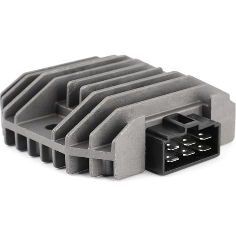 Régulateur de tension en alliage d'aluminium à redresseur 6 broches pour les modèles Kawasaki ZZR600 et ZX600D de 1990 à 1992. (1/5)